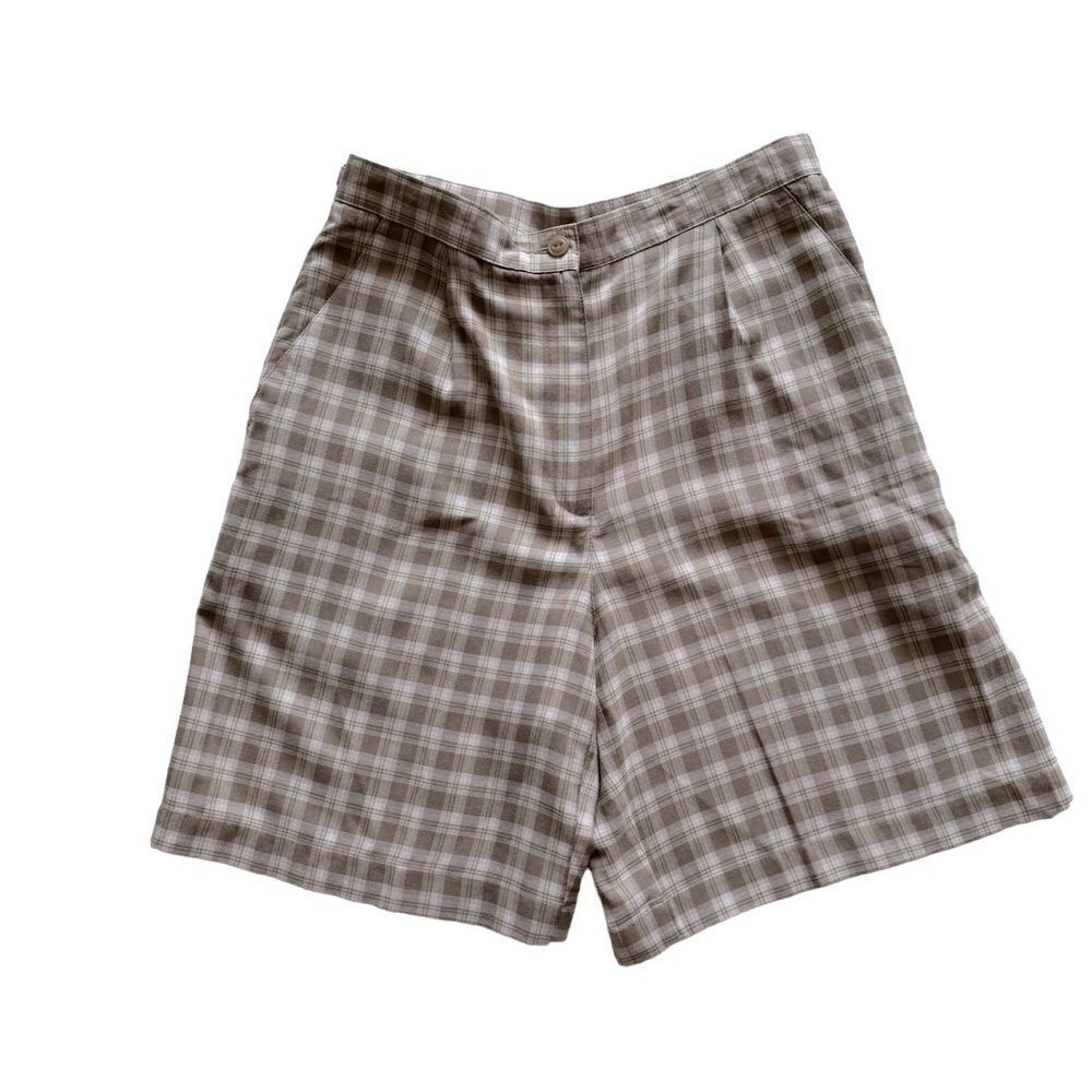 Liz Golf by Liz Claiborne Plaid Athletic Shorts Golf SZ 8